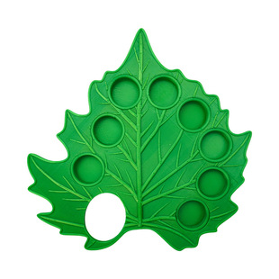 Cross-Border New Creative Leaf Palette Snap-On Art Painting Palette Convenient Tray Plastic Tool