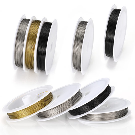 Stainless steel wire metal high quality color retention wire Tiger beaded traction line DIY jewelry styling