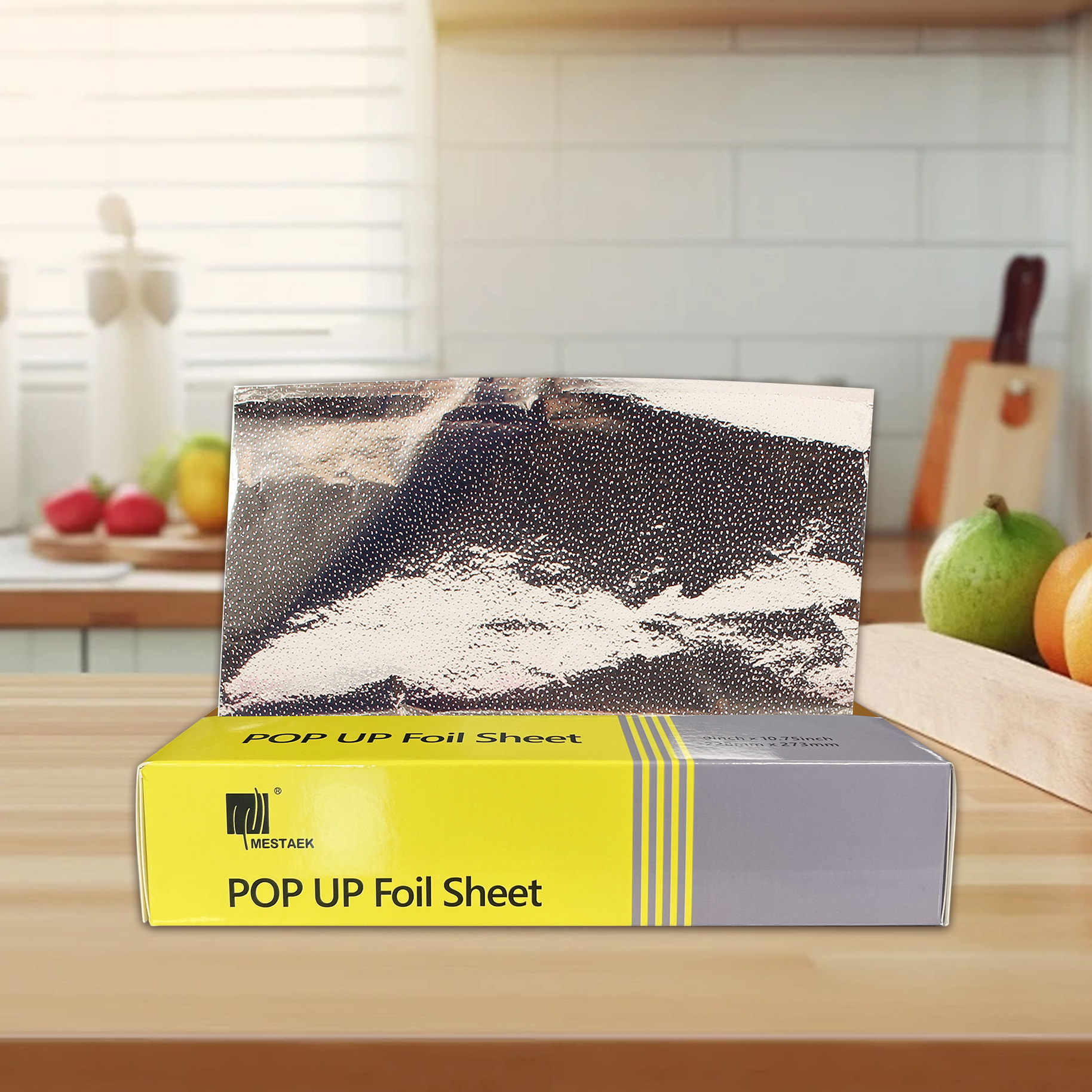 Papel de aluminio extraído para horno especial de papel de parrilla de papel de parrilla de papel de parrilla de papel de aluminio para hornear papel de aluminio grueso de papel de parrilla de papel de aluminio