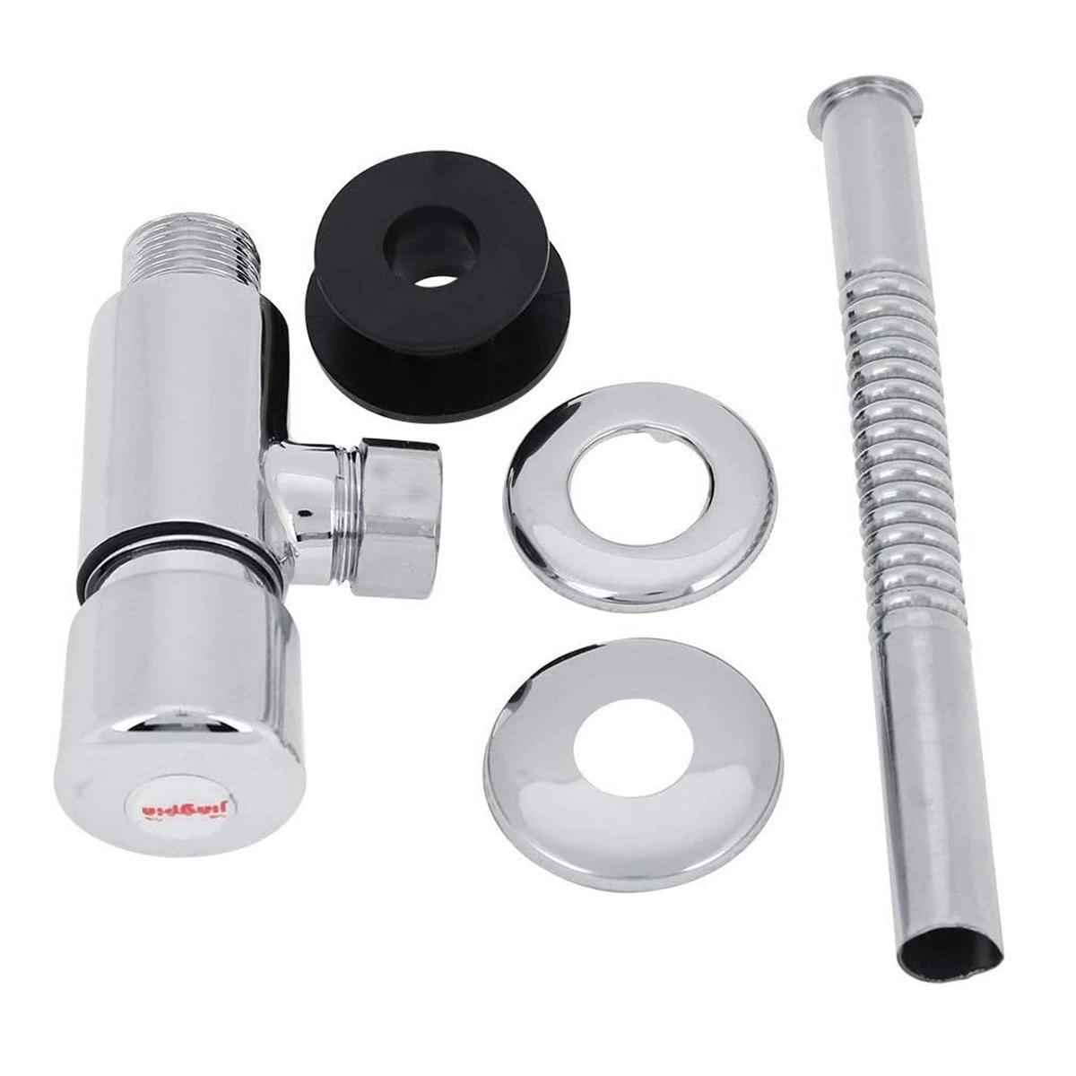 Клапан промывки для туалета Цинковый сплав с задержкой времени ручной клапан промывки кнопка писсуар в стену