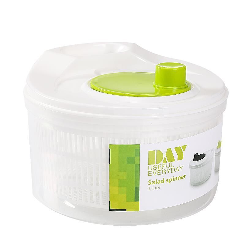 家用蔬菜水果脱水器厨房洗菜手摇甩干器双层沥水基础款果蔬多功能|undefined