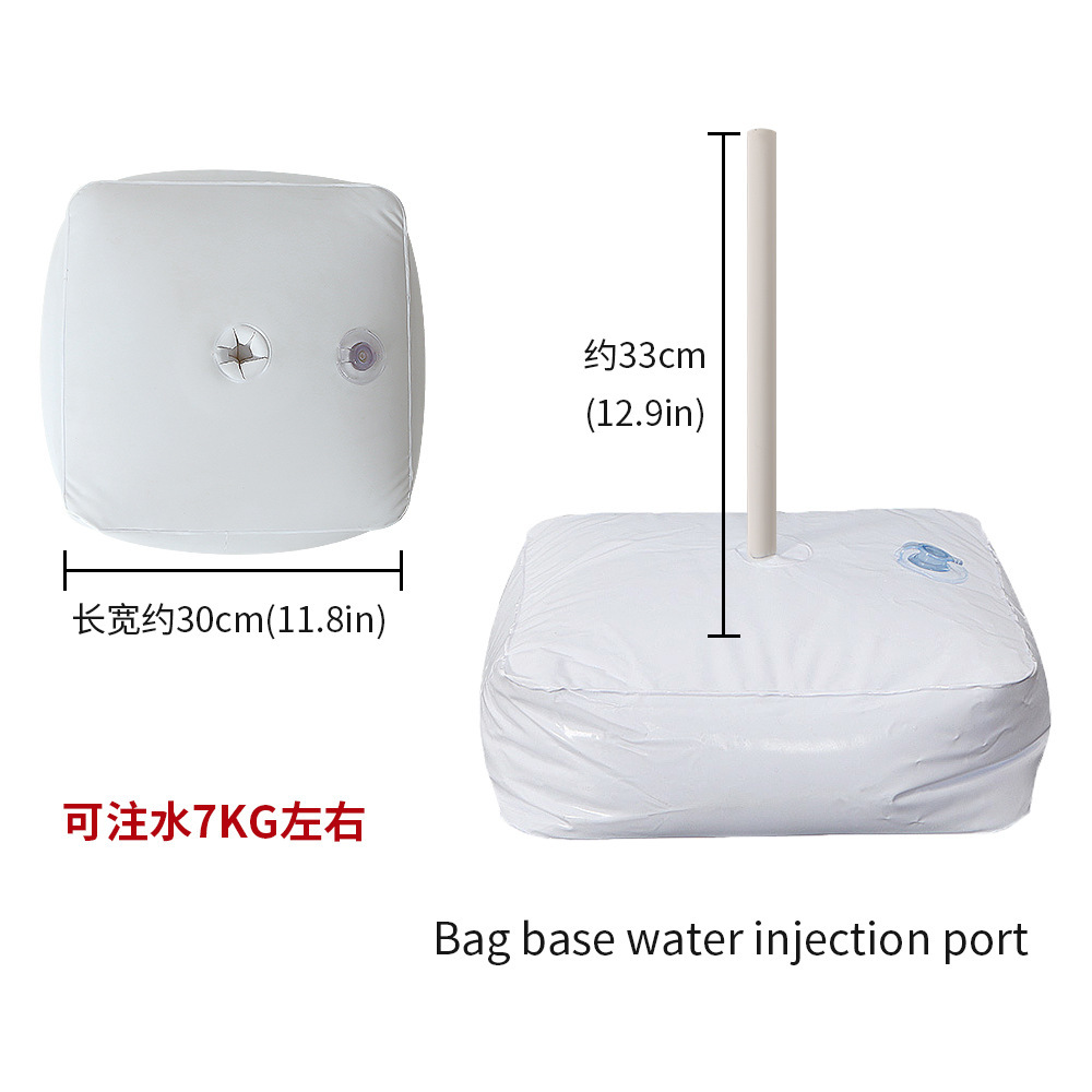 15-Sección varilla de fibra bolsa de agua base globo arco traje fiesta de cumpleaños decoración de la boda globo soporte