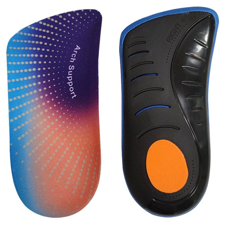 Корректирующая стелька половинного размера, опорная арочная Подушка, плоскостопие, внутренняя растопа, внешняя ортопедическая дышащая стелька для мужчин и женщин