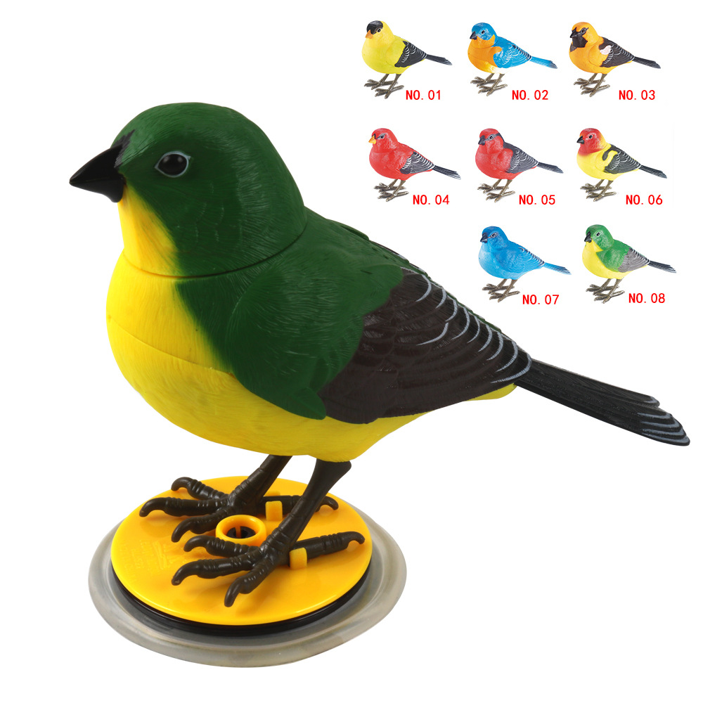 Pájaro Eléctrico de Juguete con Control de Voz 522 de Plástico para Niños