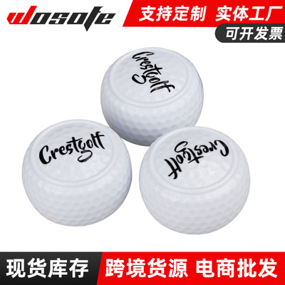 跨境批发高尔夫练习球 辅助双层练习球比赛练习球扁球 golf ball|ms