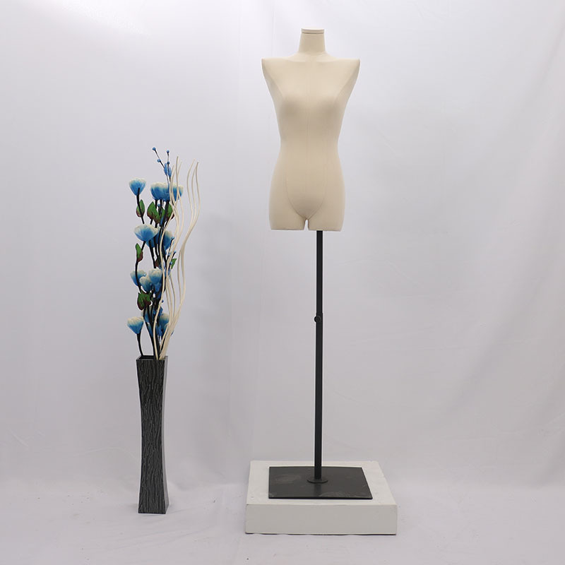 Hombro plano modelo femenino venta al por mayor tienda de Ropa Accesorios modelo de ropa de mujer estante maniquí soporte de exhibición modelo de media longitud