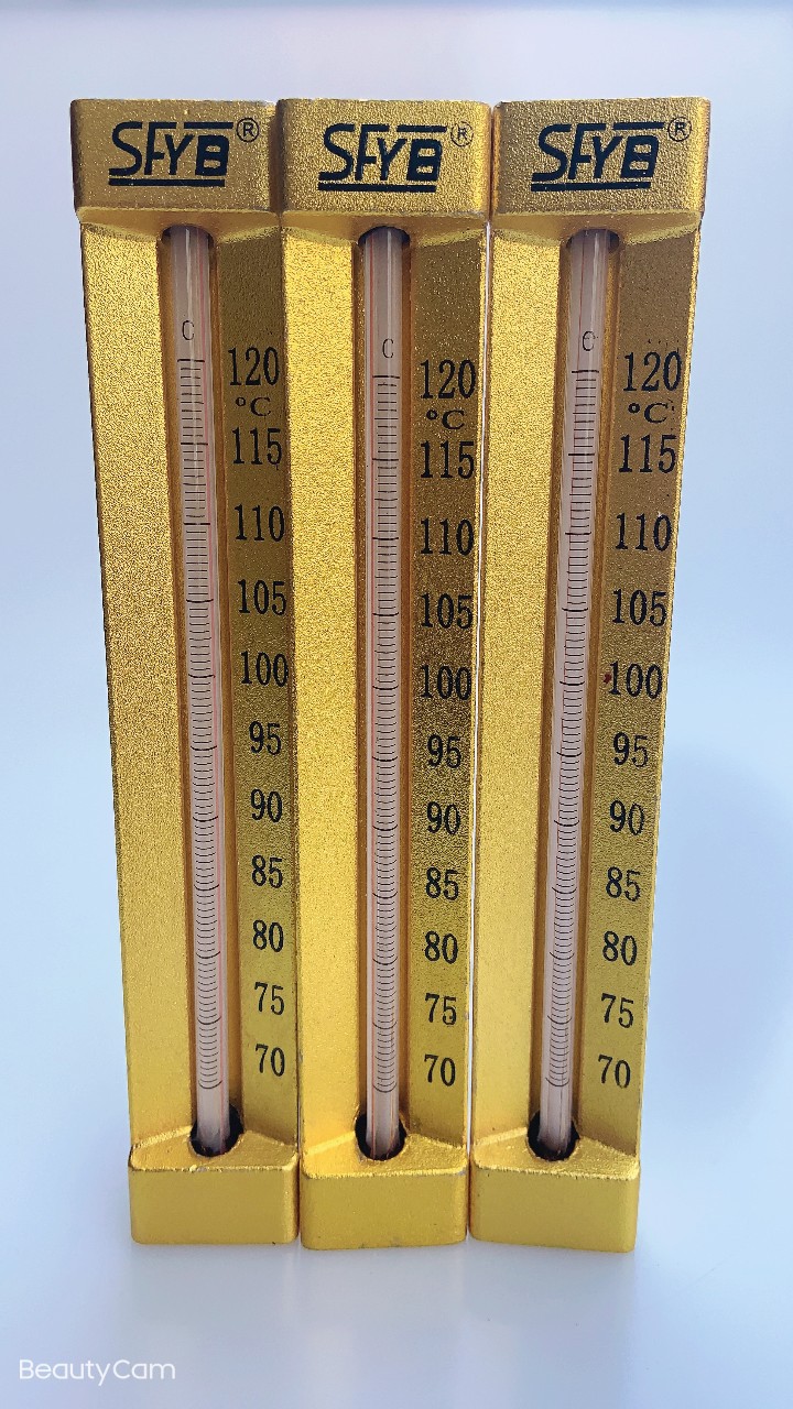 SFYB杀菌锅用温度计 船用V型温度计 70-120度 排温表工厂直销