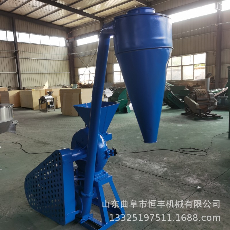 泡水大米糯米磨粉大型养殖厂加工玉米饲料粉碎机自吸式黄豆粉碎机