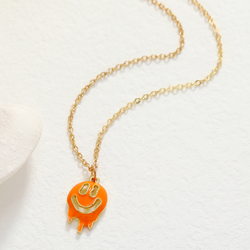 new fashion funny necklace hollow oil dripping ghost necklace