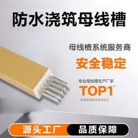 浇筑式母线槽全绝缘浇注型插接式环氧树脂厂耐火防水密集型母线槽