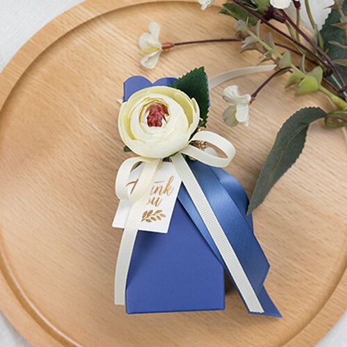 Wedding Candy Box Creative European Lawn Wedding Return Gift Personalized Souvenir Wedding Candy Box Paper Box