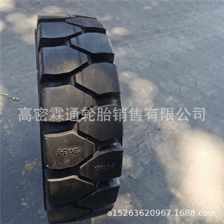 批发15*4.5-8 16*6-8 21*8-9 500/50-10工程机械叉车实心轮胎