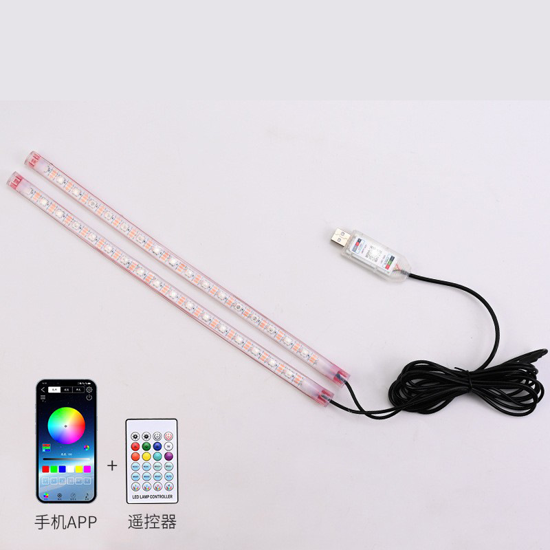 Luz de atmósfera de automóvil interior LED colorido luz de atmósfera lámpara de decoración de pie lámpara de pie lámpara de ritmo