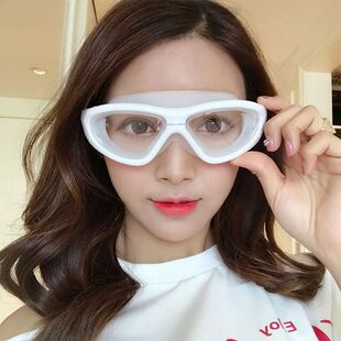 Swimming goggles wholesale men's and women's large frame electroplated plain diving swimming goggles waterproof anti-fog swimming goggles swimming goggles