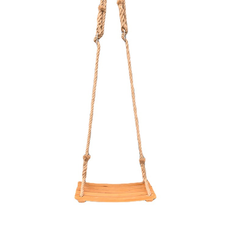 Madera curvada swing tablero de oscilación al aire libre tablero oscilante cuerda cáñamo traje fábrica al por mayor