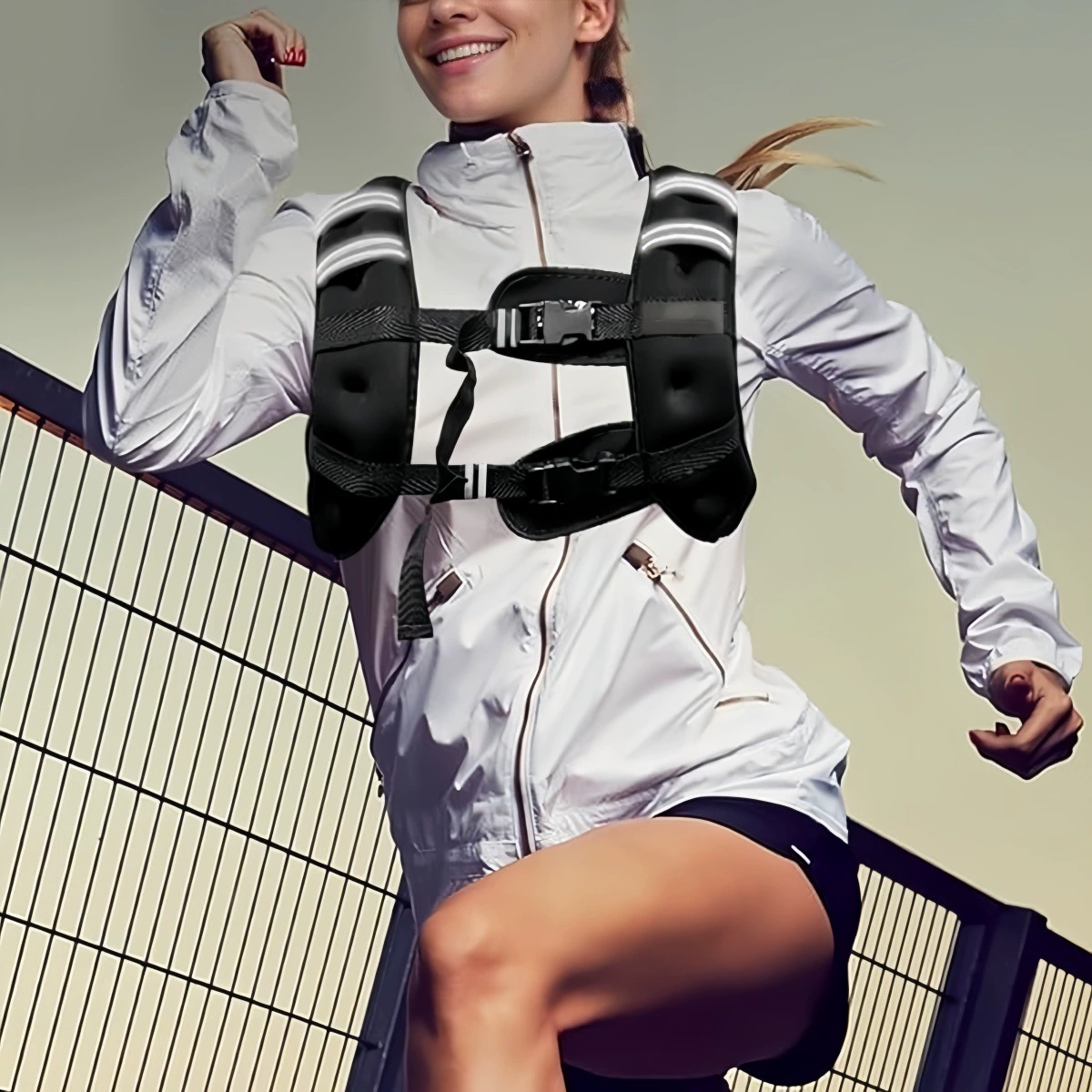 Vest for gym, American style, for running