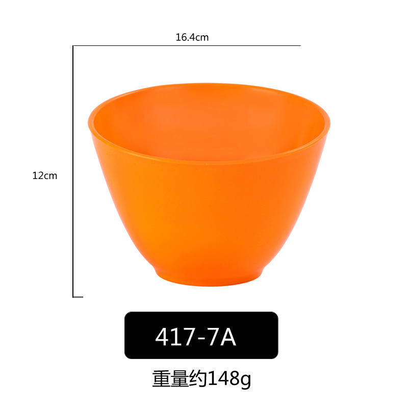 PP porcelana-como colorido oblicuo Tazón de fuente Cubo de lechuga Tazón verde vegetal cubo vegetal creativo restaurante comercial Ensalada de frutas Tazón