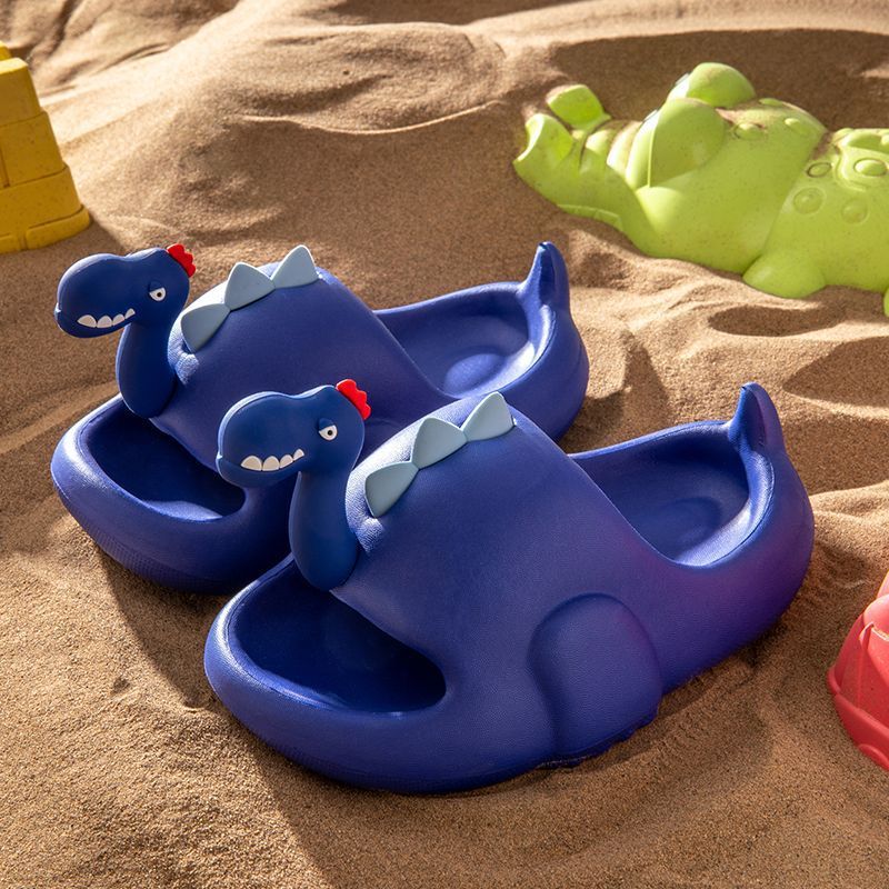 Sandalias EVA de los niños de la historieta del hogar del Dragón de cuello largo de las mujeres para los amantes