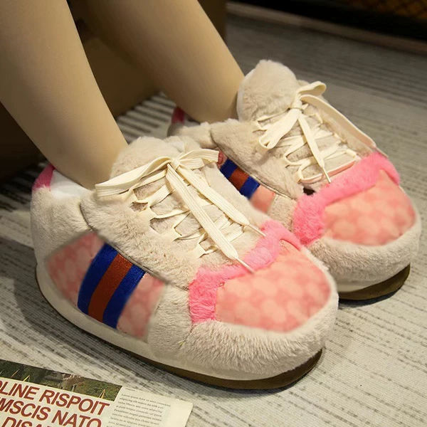 Pink dirty shoes