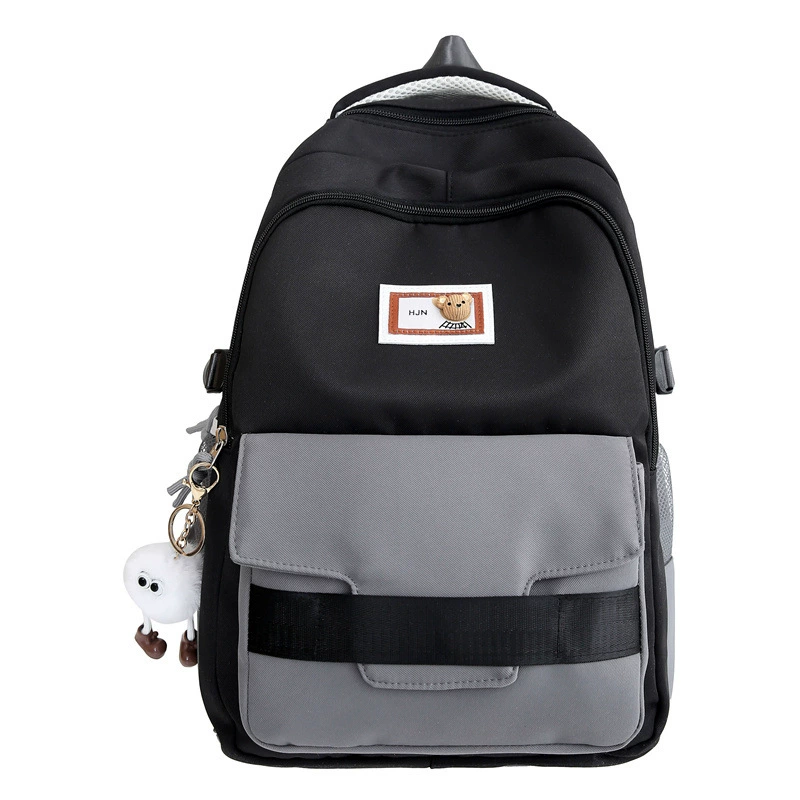 Handheld nylon fashionable capacious backpack for traveling