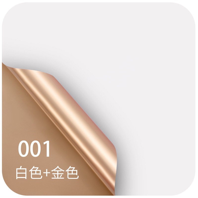 Papel de embalaje de flores de alta calidad al por mayor Papel Ouya impermeable de dos colores al por mayor Fabricante de papel de flores de bolsa de regalo hecho a mano creativo