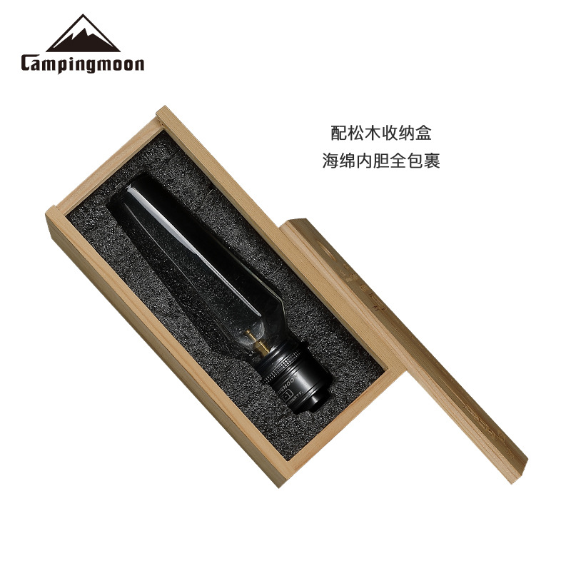 Coman T-1 gas al aire libre sin núcleo vela lámpara gasificación tienda vapor atmósfera camping vela plana lámpara