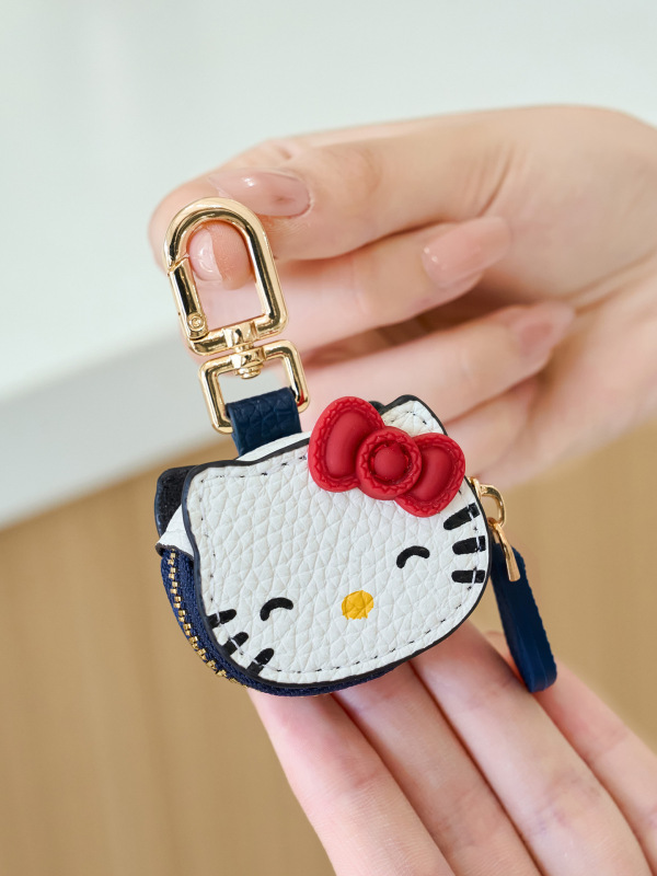現物かわいいアニメkt猫ストラップ高颜値ケイティ猫バッグ掛けキーホルダー女子親友プレゼント|undefined