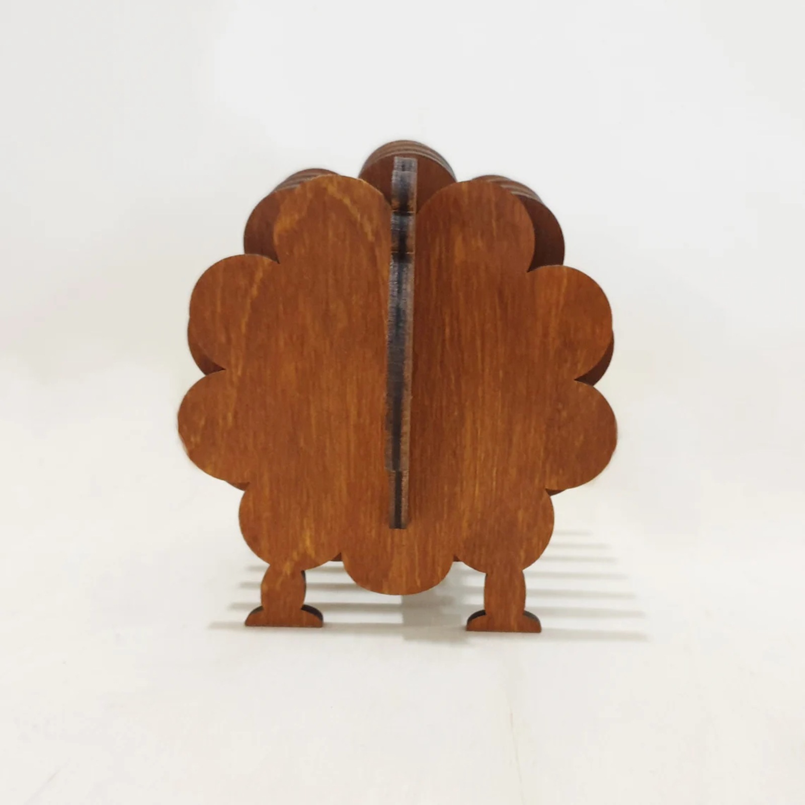 182g Weight Ornaments, coaster Home Textiles & Decor Type 1 Piece Quantity Daily Occasion Wood Material Sheep Pattern Cute Style Cute Sheep Wood Ornaments Coaster Artificial Decorations 19
