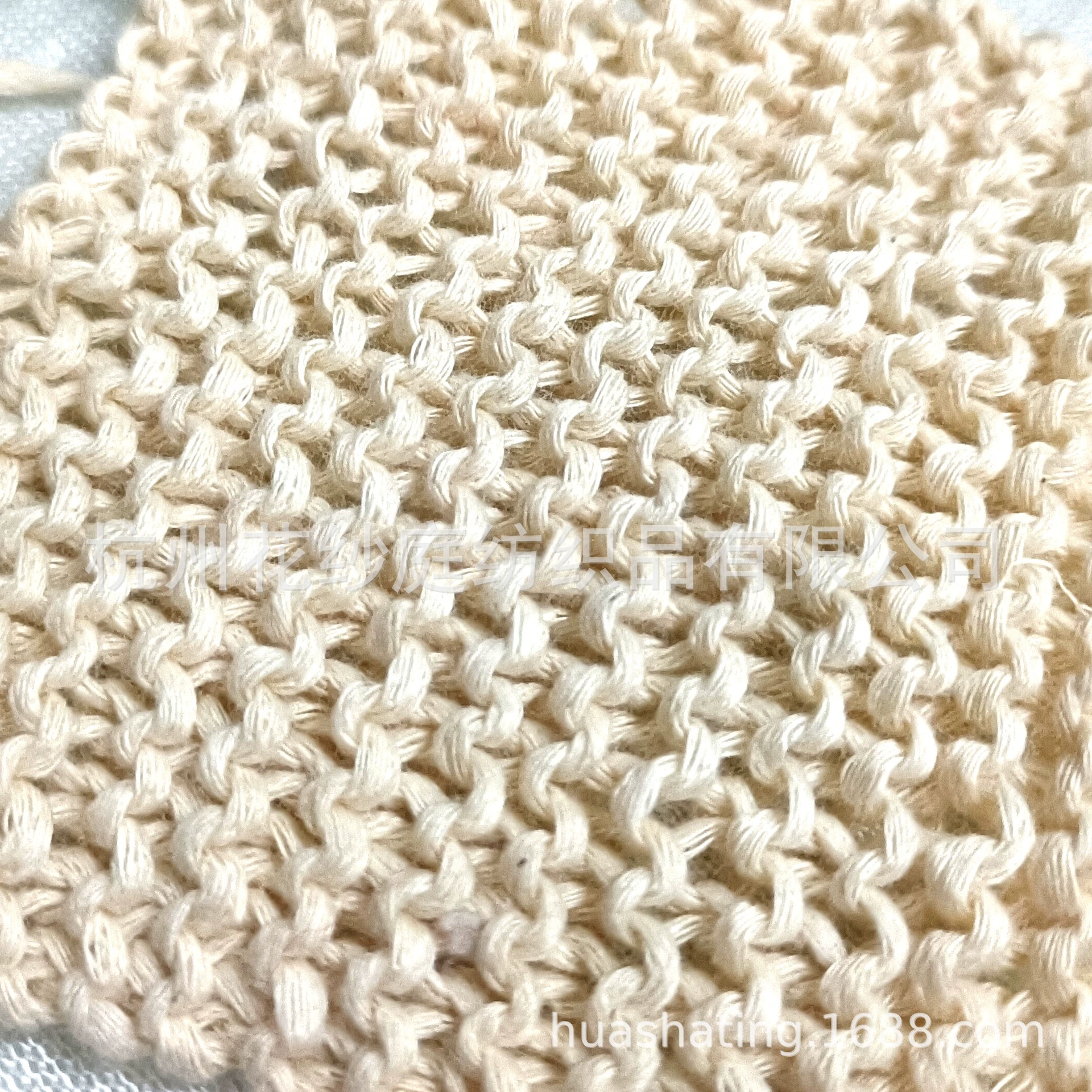 Custom-made 100% cotton hollow thread hollow yarn hollow strap yarn pure cotton round strip yarn knitted fancy yarn