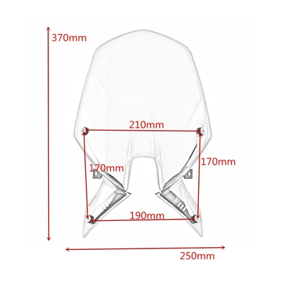 937 950 21-25 | Motorcycle front windshield