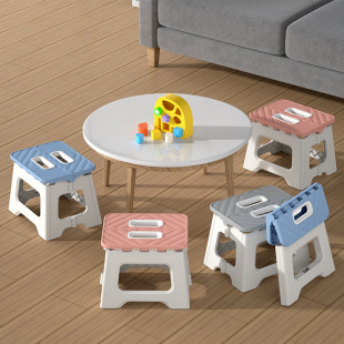 Thickened Plastic Folding Stool Portable Outdoor Stall Adult Camping Chair Fishing Portable Train Stool