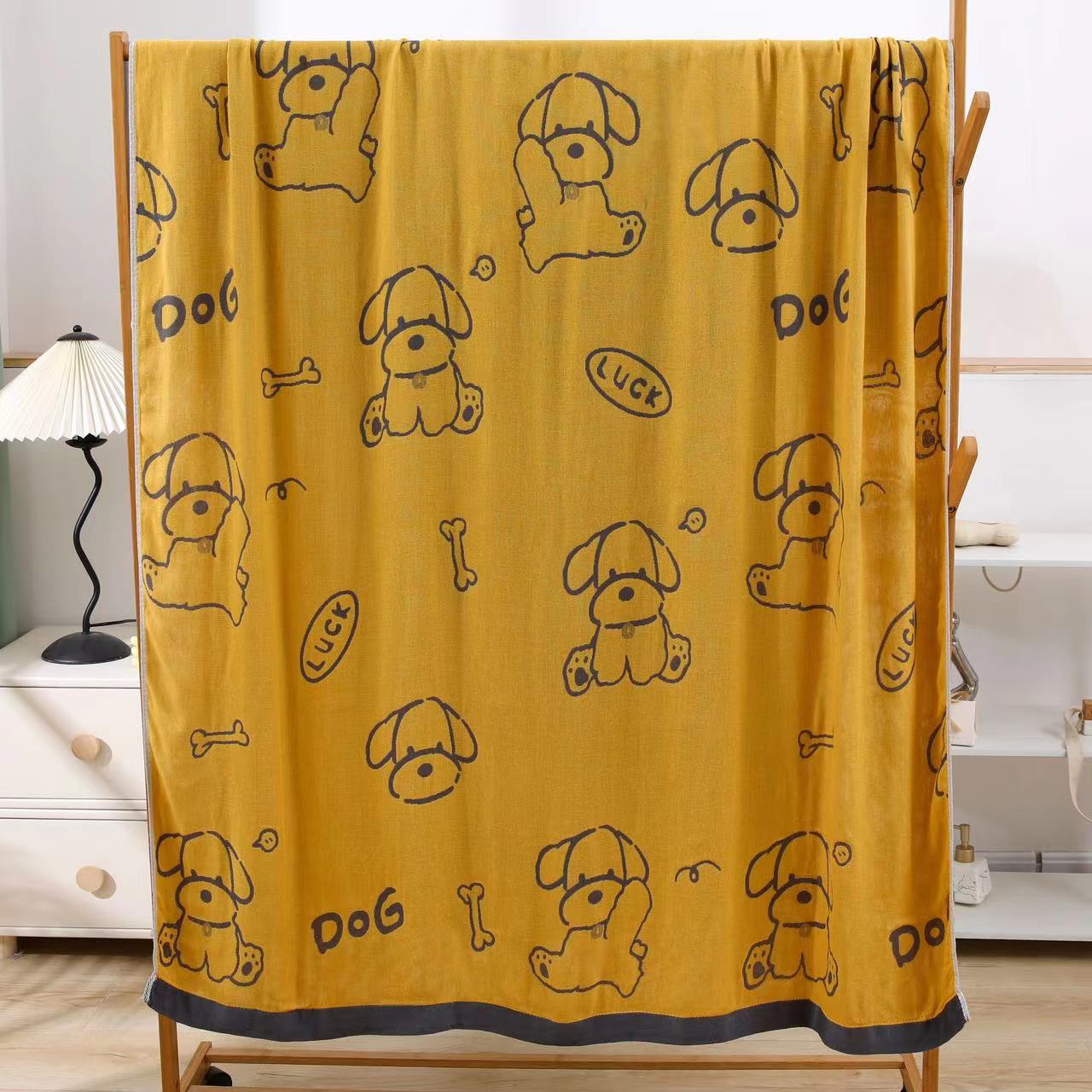 Bamboo Fiber Blanket Gauze Cold Blanket Summer Thin Towel Blanket Ice