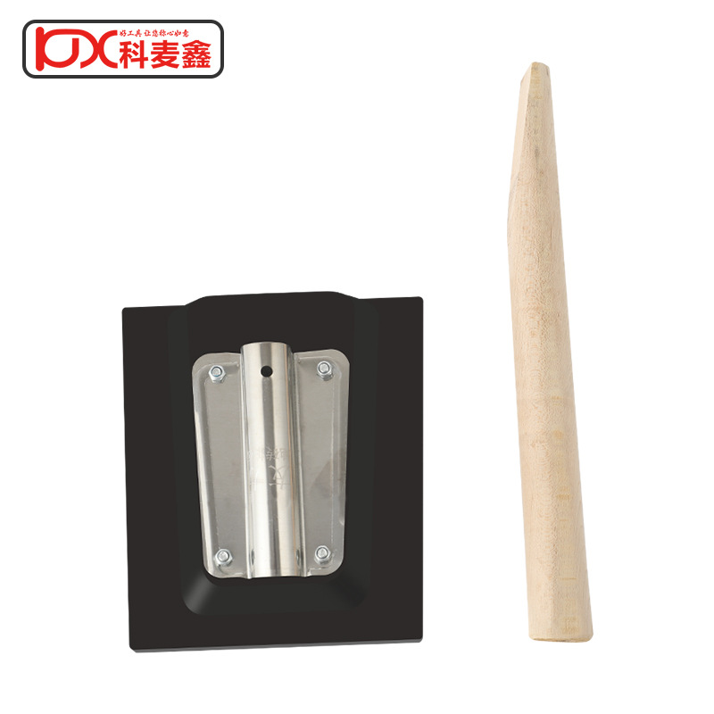 橡膠拍板地板瓷磚安裝大拍打板木柄橡皮錘四方平板橡膠錘貼磚神器