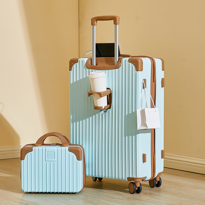 [Fábrica de selección estricta] maleta de moda de alto valor facial para mujeres y hombres, maleta de viaje de 20 pulgadas ligera y duradera para hombres y mujeres