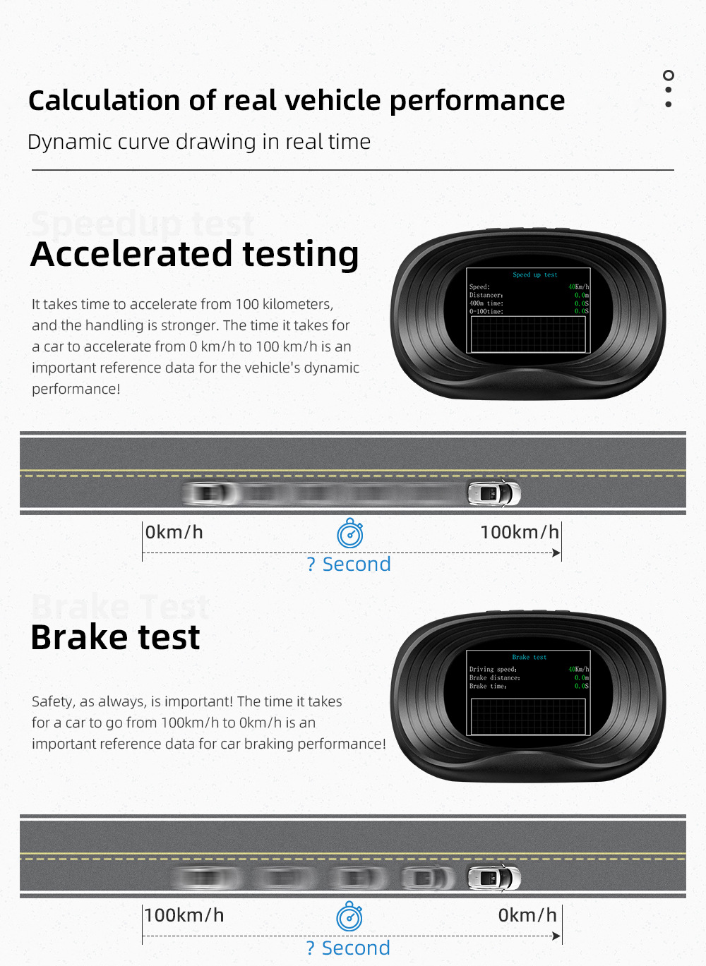 Cross-border HUD Head-Up Display Car ECU Driving Computer OBD High-Definition Portable LCD Car Display P20