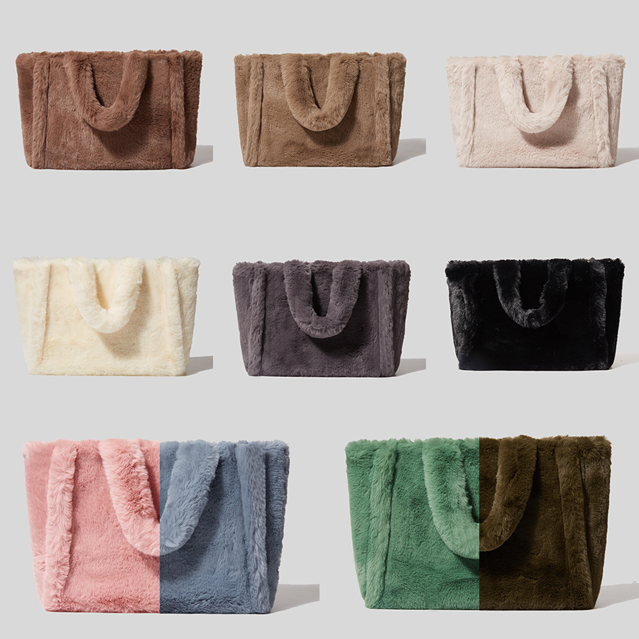 Schoudertassen voor dames Nieuwe Europese en Amerikaanse eenvoudige okseltassen op de markt Handtassen in effen kleuren Trendy casual klassieke draagtassen_voghion.com