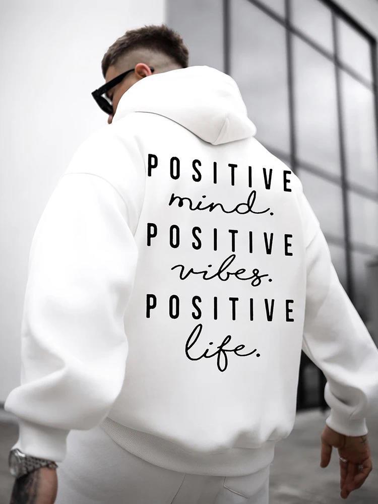 Autumn and Winter Fashion English Letter Printed Hoodie Cot