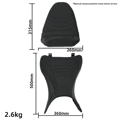 Yamaha MT09/SP models, modified front: Motorcycle cushion