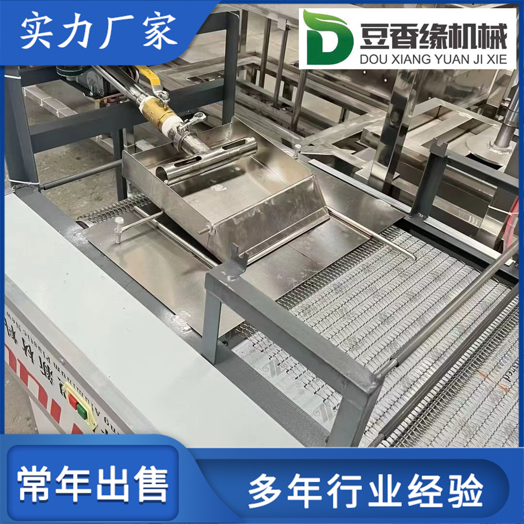 全自动千张豆皮机 仿手工豆腐皮机视频 豆香缘机械质保十年