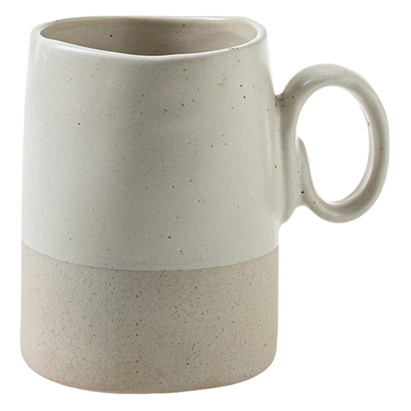 Taza con textura de gres, Taza de cerámica de estilo retro, taza de agua para adultos, taza de leche para el hogar, taza de café, taza de oficina