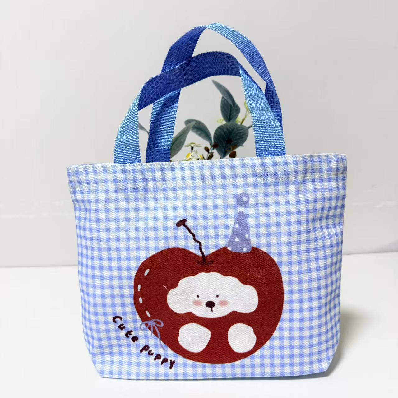 Bolsa de lona, bolsa de lona de dibujos animados, bolsa de mano, bolsa de almuerzo, bolsa de mano simple, bolsa de viaje para oficina image 14