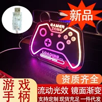 Игровой настольный световой напольный светильник светящиеся неоновые игры USB беспроводной телефон ручка рисунок комнаты украшения
