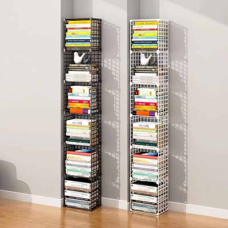 Bookshelf desktop storage floor student iron small short multi-layer narrow small floor area small dormitory good things essential