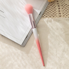 廠家直銷漸變色錐形手柄化妝刷單支小腮紅刷便攜款彩妝工具柔軟毛