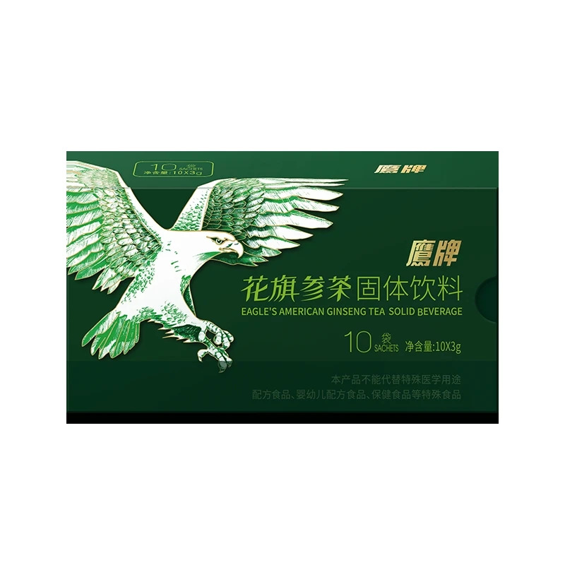 Bebida Sólida de Chá de Ginseng Americano 10 sacos