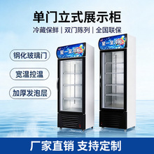 啤酒饮料柜商用冷藏展示柜蔬菜水果立式保鲜柜单门食品保鲜冷藏柜