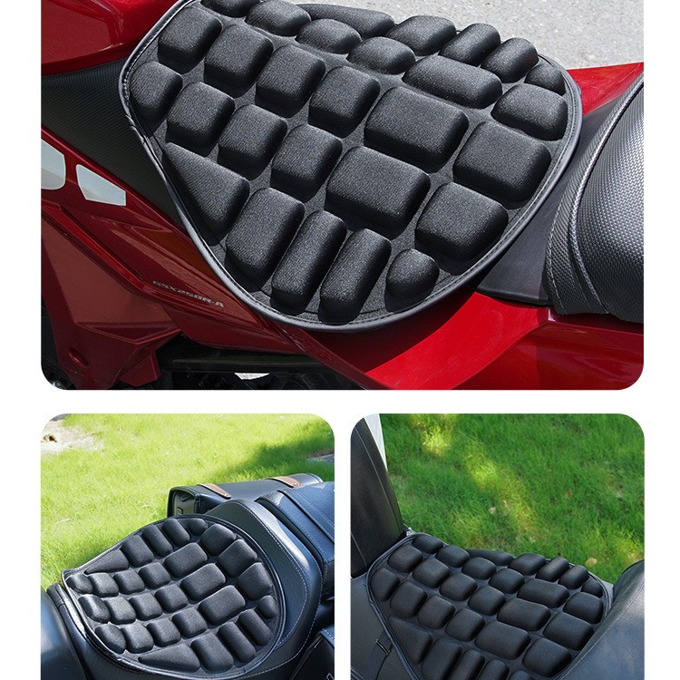 Motocicleta cubierta de coche eléctrico al por mayor almohadilla de aislamiento térmico personalizada scooter asiento de coche eléctrico protector solar amortiguador gel cojín