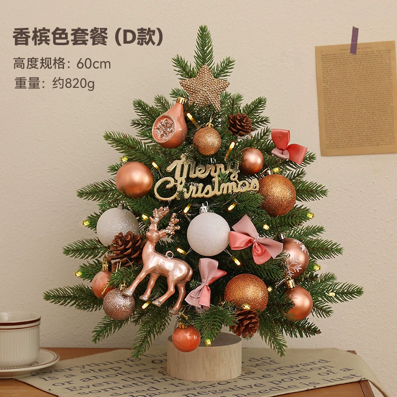 Mini Christmas Tree Pack, 30 / 45 / 60 cm, PVC or PE, 12 pcs per bundle