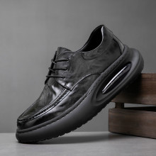 头层牛皮秋冬气垫增高厚底商务正装英伦真皮皮鞋时尚休闲百搭男鞋