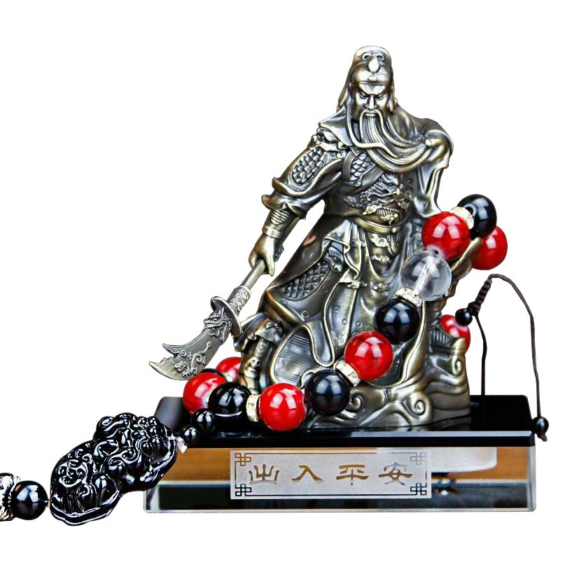 Автомобильные духи Guan Gong украшение автомобиля сплав guan er Ye Ping An украшение интерьера автомобиля властные Мужские украшения автомобиля Доставка